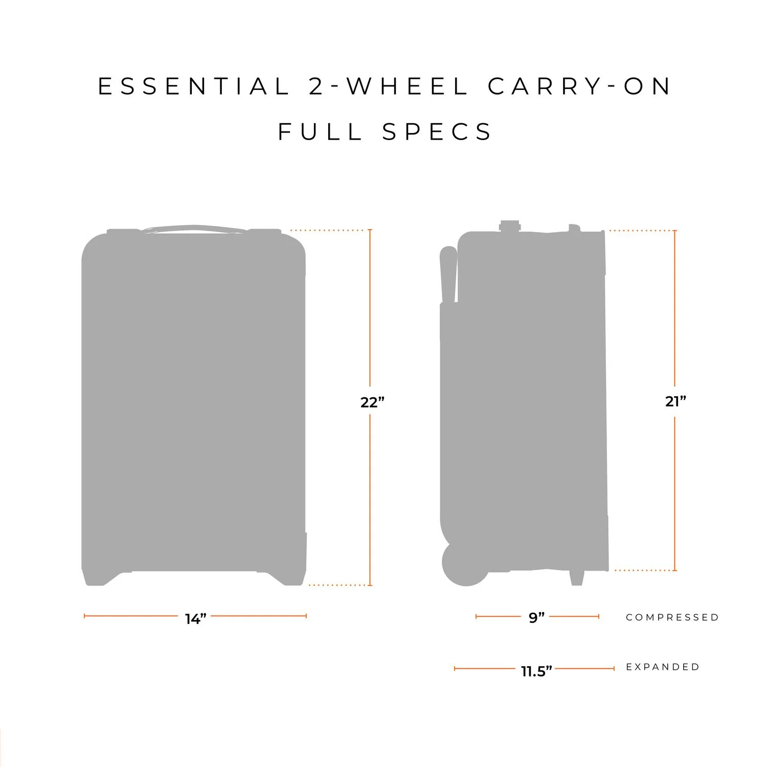 Essential 22" 2-Wheel Expandable Carry-On - Image 41